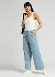 Ultra High Rise Loose Fit Straight Leg Jeans